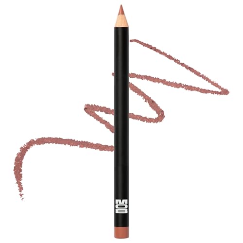 MOB Beauty Smooth Precision Waterproof Lip Liner M1990 Cool-Toned Neutral 100% Natural Formula Long-Wearing Lip Pencil Plastic-Free Vegan Cruelty Free
