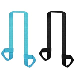 2 Pcs Yoga Mat Carry Strap, Yoga Mat Strap, Yoga Mat Holder Carrier, Portable Shoulder Roll Carrying Sling Stretching Straps for Yoga Pilates Home Workout for all Mat Sizes（Mat not included）