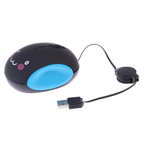 P Prettyia Nette - Mouse ottico retrattile USB