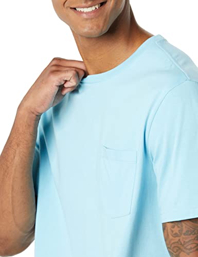 Image of Amazon Essentials Men's Short-Sleeve Crewneck Pocket T-Shirts, Pack of 2