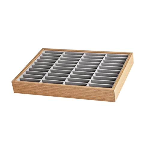 AAGAZA Organizador de 40 ranuras para pulseras, relojes, collares, joyas, bandeja organizadora / 1773