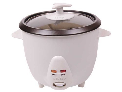 Elpine 1.8 Litre Automatic Gleaming White Non-Stick Rice Cooker 700w 31202C