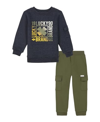 Pantalons en polaire Lucky Brand ensemble 2 pièces ultra doux pour garçon