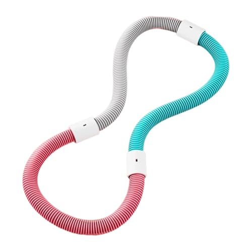 Hula Hoop Aro de Fitness ponderado, Primavera portátil, diseño silencioso, Cintura Plegable, Ejercicio de tonificación del Vientre