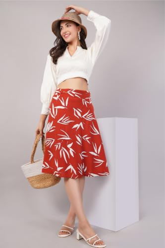 Image of Women's Printed Maxi Wraparound Skirt