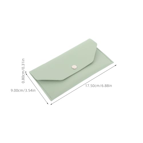 LIFKOME Long Pu Leather Wallet for Women Soft Cash and Card Pouch Compact Envelope for Coins and Bills Portable Design for Everyday Use and Travel Color2