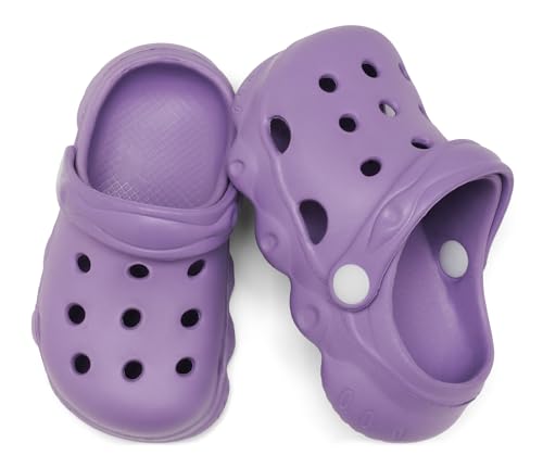 Image of INMINPIN Kids Cute Clogs Cartoon Garden Shoes Boys Girls Slides Slippers Indoor Outdoor Children Water Shower Beach Pool Sandals