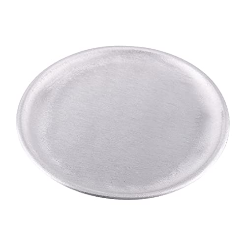 NKlaus piatto per candele in alluminio rotondo Ø 12 cm piattino opaco portacandele piattino 10365