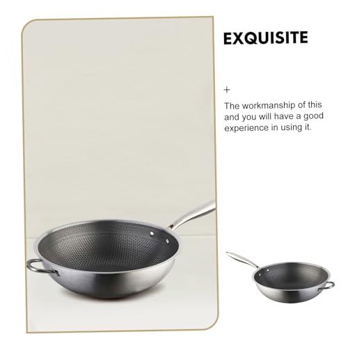 Wok de Acero Inoxidable con Mangos Removibles miniatura 3