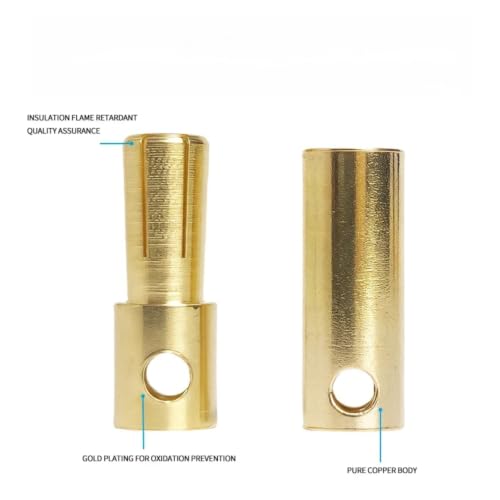 Conector banana hembra con baño de oro para motor de 300cmm 5