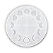 Kigauru Stampo in Resina Star Moon Clock quadrante Cristallo Resina epossidica Stampo lunare Eclissi lunare Fase Ornament Piastra Silicone Stampo Fai da Te Strumento for Fare Artigianato