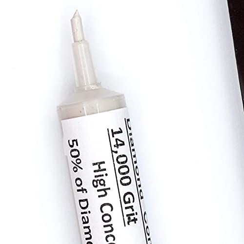 Techdiamondtools Diamond Polishing Compound Polishing Paste 14,000 Grit 0-1 Microns For Marble Glass Metal Rock Jewelry Resin Silver Chrome Gemstone With High Concentration Of Diamond Powder Usa Made #TOP2