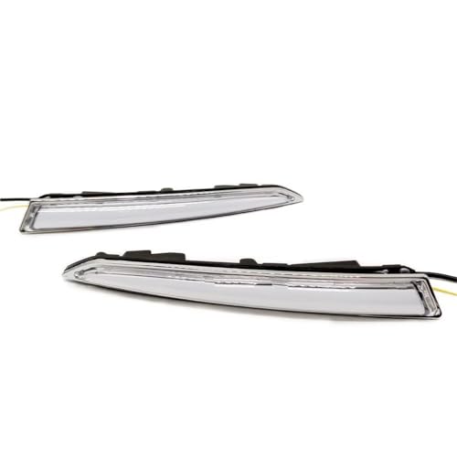 Lámpara antiniebla DRL LED para Ford Kuga Escape 2013-2017 con intermitente dinámico