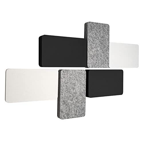 FENNEXT® Schallabsorber Wand Paneele [6 Stk.] für spürbar reduzierte...