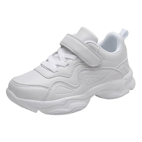 IWIHMIV Kids Sneakers Non Slip Sports Walking Running Shoes for Boys Girls Casual Thick Soled Tennis Shoes