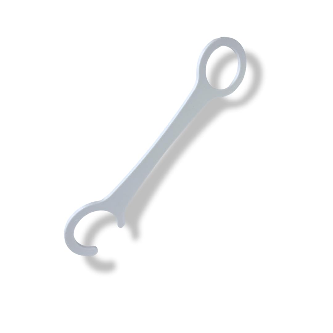 French Door Spacer Holder | Easy to Use French Door Holder | Lets Breeze Flow & Keeps Doors from Flapping in Wind | Made in USA (White, Regular)