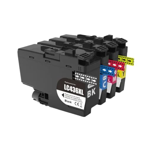 Cartouche LC436XL de rechange pour imprimantes MFC-J5955DW et MFC-J6955DW