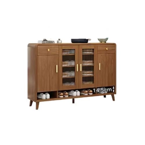 Freestanding Shoe Rack Locker Shoe Cabinet Home Door Wall Balcony Porch Cabinet Living Room Storage Storage Porch Shoe Cabinet Multifunctional Locker(Size:Small) (A Large)