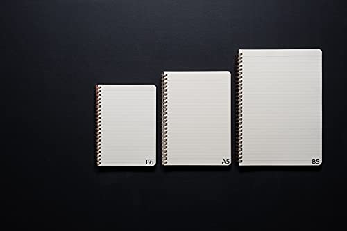 Topdrawer Romeo Japanese Notebook, Spiral Bound, A5 (5.8" X 8.3"), Dotted, 140 Pages #TOP6