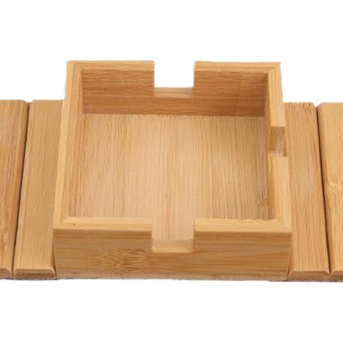 Evita derrames con esta bandeja de sofá compacta de madera fácil de usar 7