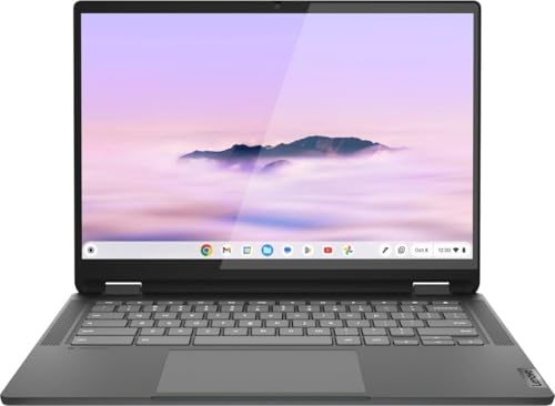 Image of Lenovo Flex 5i Chromebook Plus 14 inch Touchscreen Laptop - Intel Core i3 1315U - 1920 x 1200 - Chrome OS - 8GB RAM - 256GB SSD - WiFi 6E & Bluetooth 5.3 - Backlit Keyboard - Webcam - Gray (Renewed)