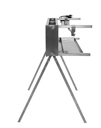 Foto von Schneider Grillgeräte 66 für Hähnchen, Rollbraten oder als Spießgrill 16b silber/edelstahl