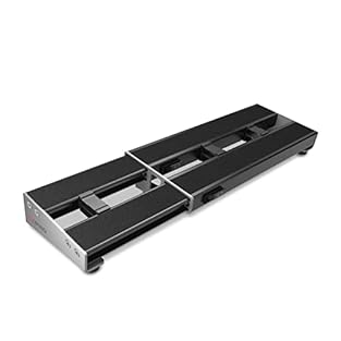 EXPANDING GUITAR PEDALBOARD: Patented telescoping design adjusts to accommodate your pedal needs. Easily extend XPND guitar pedal boards when adding to new guitar pedals. LIGHTWEIGHT & DURABLE: Lightweight, ultra-durable aluminum withstands the most ...