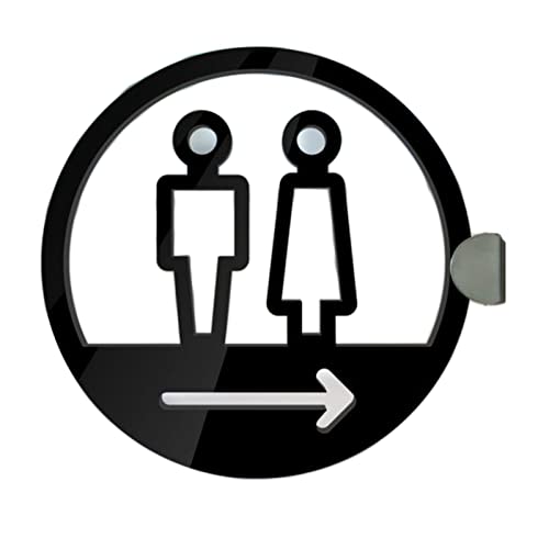 Panneaux de toilettes pour hommes et femmes avec kit de pose