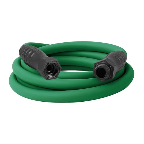 Image of Flexzilla Colors SwivelGrip Garden Hose 5 /8 in. x 10 ft., Lightweight All-Weather Water Hose, Durable and Flexible, Leak-Free Connections, Forest Green