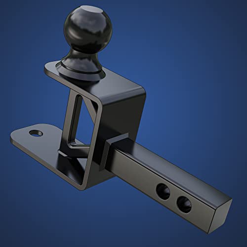 Locame 3-In-1 Atv/Utv Tralier Hitch Mount, Fits1 1/4-Inch Receiver, Solid Shank Atv/Utv Tow Hitch, 2-Inch Ball Hitch Adapter, 5000 Lbs Gtw-Multi Hitch, Black, Lc0050 #TOP5