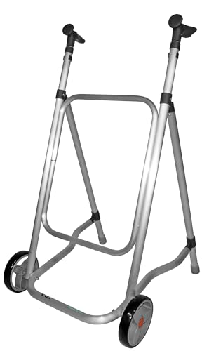 Forta - Andador Car, Andador para ancianos, Ruedas fijas delanteras, Andador Plegable, Peso máximo 125 kg, Negro