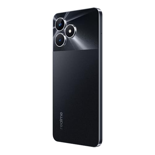 Image of realme Note 50 Smartphone 4+128 GB, 7.99mm Slim and Light Body, 90 Hz Display Screen, 13MP AI Camera, 5000mAh Battery, Dual SIM Cards, Black (Without Adapter)