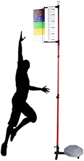 GaRcan Heavy Duty Vertical Jump Trainer, Basketball Volleyball Vertical Jump Tester 3.9-11.5ft, Gym Home Testing Training Jump Measurement Tool