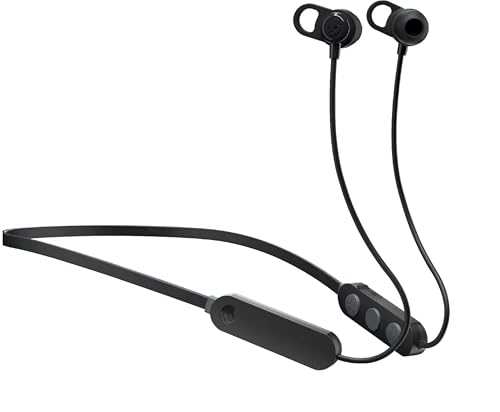 Skullcandy Jib XT Wireless Earbuds, Bluetooth Headphones, Up to 6 Hrs Battery, Noise Isolating Fit, Sweat Resistant, Built-in Microphone, iPhone Android, Ear Gel Sizes Included for Custom Fit - Black