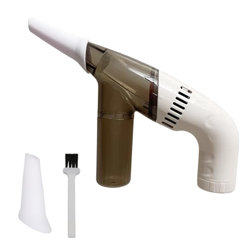 Image of Electric Bead Sucker Bug Vacuum Machine Hand Held Vacuums Tiny Car Vacuum Handheld Bead Suction Machine for Jewelry Making (White)