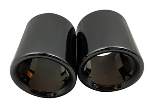 Tuyau d'échappement voiture acier inoxydable noir titane pour BMW 528i 530i 535i