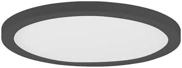 Maxim Lighting 57593WTBK Chip - 16W 1 5CCT LED Round Flush Mount-0.75 Inch Tall and 7 Inch Wide, Finish Color: Black