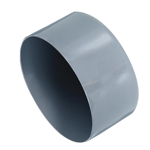 Image of uxcell 4pcs Rubber End Caps 75mm ID Vinyl Round Tube Bolt Cap Cover Screw Thread Protectors Grey, 50mm Height