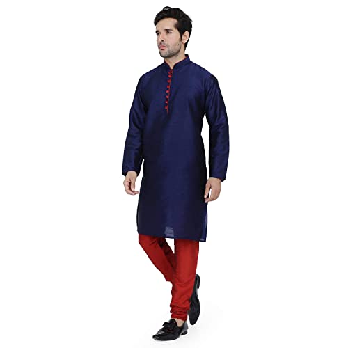 Image of Royal Kurta Men's Cotton Silk Kurta Pyjama Set