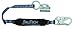 FallTech 8353 Rope Grab Lanyard Set - Single Leg, ViewPack with Manual/Park Rope Grab, 1 Snap Hook for 5/8