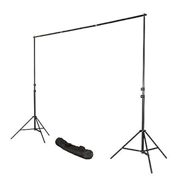 WON Branded 9 Feet Height Photography/Filming Backdrop Stand Back Screen Support System, 2 in 1 Kit (1. Background Stand)