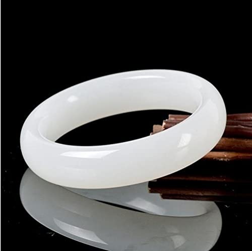 Jade Blanc Naturel de Qualité Supérieure | Bijou Artisanal Main - 4