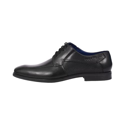 bugatti Herren Businessschuhe, Männer Business Schnürer,Low-tie,schnürschuhe,Anzugschuhe,Derby schnürung,Office,büro,schwarz (1000),46 EU / 11 UK