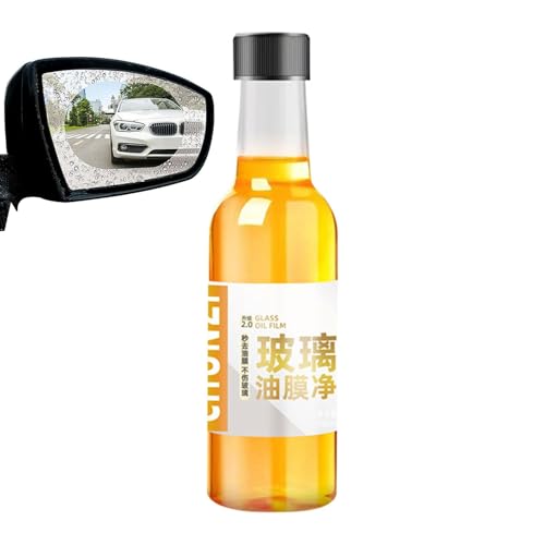 Generisch Nettoyant de film d'huile pour pare- - Pour vitres de voiture - 100 ml - Nettoyant pour taches d'huile de voiture - Liquide de pluie - Produits de tension du verre