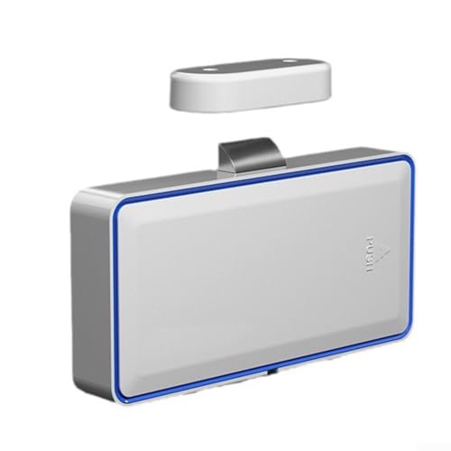 Zilimontt Unsichtbares Schubladenschloss Schranktürschloss ohne Loch, elektronisches Karten-Swipe für Schloss, solides Kern-Design mit fortschrittlicher CPU und niedrigem Batterieschutz,