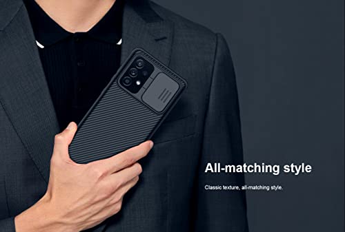 Capa para Samsung Galaxy A52 4G/5G capinha com capa protetora para câmera - Preto