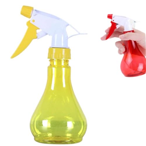 Botellas pulverizadoras Mist & Stream, botellas de spray de plástico de 250 ml, botella de spray de agua de plástico para cabello, plantas, soluciones de limpieza, mascotas, vinagre, fácil de usar