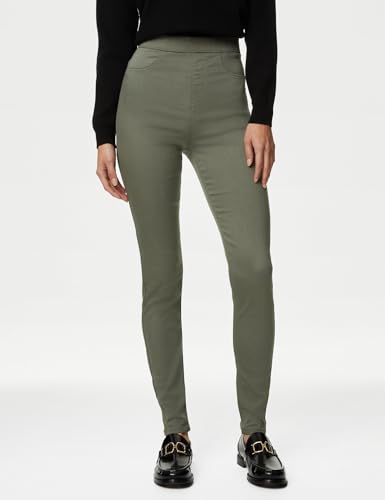 Image of Marks & Spencer Womens Light Wash High Rise Skinny Fit Jegging