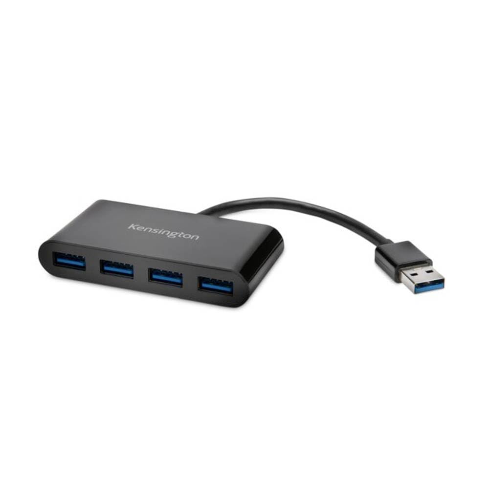 Kensington UH4000 4 Port USB 3.0 Hub - K39121EU Windows, MacOS, chromeOS