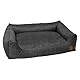 JACK AND VANILLA, Haustiersofa aus hochdichtem Schaumstoff, modernes und Elegantes Design, leicht zu reinigen, Größe 80 x 120 cm, schicke graue Farbe